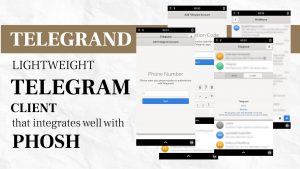 Telegrand - a lightweight Telegram client that integrates well with Phosh