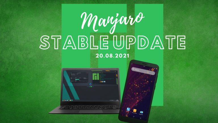 Stable Manjaro ARM Update 2021-08-20 for Pine64 devices